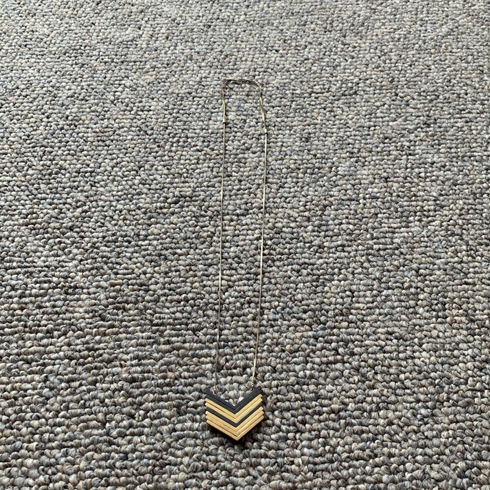 Adjustable mixed metal necklace